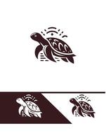 Turtle dreams Turtle logo vector