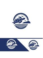 The Calm Shell Turtle logo vector
