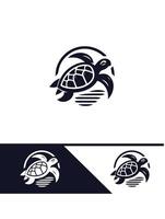 The Slow Shell Turtle logo vector
