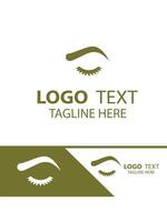 Brow Sculpture eye brow logo vector