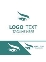 Brow Sharp eye brow logo vector