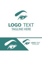 Brow Lash eye brow logo vector