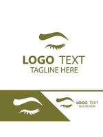 Brow Pulse eye brow logo vector