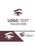 Bold Brow eye brow logo vector