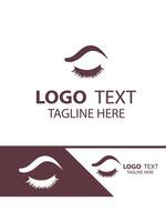Flawless Brow eye brow logo vector