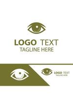 Iris Flow eyes logo vector