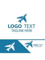 Glide Force plane logo vector