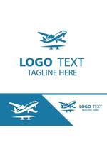 Nimbus Wings plane logo vector