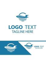 Turbo Jet plane logo vector