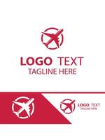 Turbo Wings plane logo vector