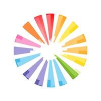 Illustration Color burst vector