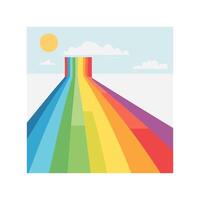 Illustration Color cascade vector