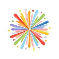 Illustration Color explosion vector