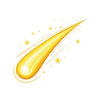Illustration Comet trail vector