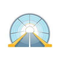 Illustration Light tunnel vector