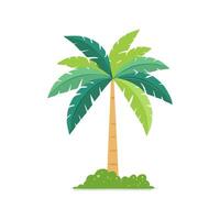Palm tree effect vector