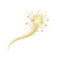 Illustration Sparkler trail vector