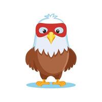 Bald Eagle with Theater Mask vector