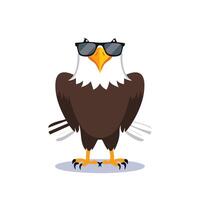 Bald Eagle with Sunglasses vector