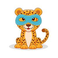 Cheetah with Theater Mask vector