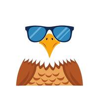 Eagle with Sunglasses vector