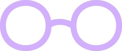 Lavender round eyeglasses symbolize vision correction, personal style, and a fashion forward approach to eyewear, adding a touch of color and sophistication vector