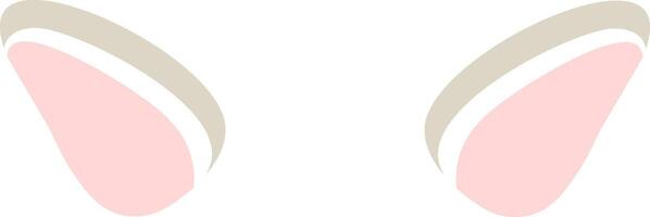 Stylized pink and gray ears representing the significance of listening, hearing, and effective communication across diverse contexts, highlighting connection and understanding vector