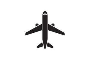 Airplane icon illustration on white background vector