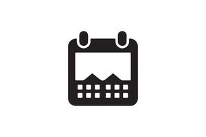 A black and white icon of a phone on a desk vector