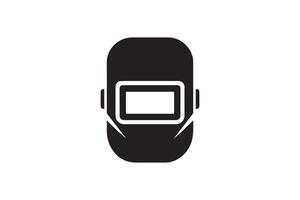 Welding mask icon on white background vector