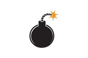 A bomb icon on a white background vector
