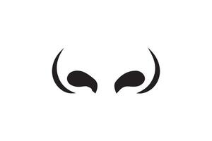Alien head icon, simple design, illustration vector