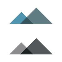 Simple mountain logo template Illustration Design. EPS 10. vector