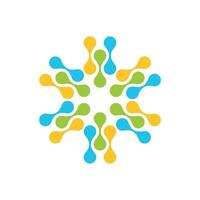 Star Molecule Logo template Illustration Design. EPS 10. vector