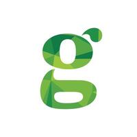 Green Letter G Polygonal Logo Template Illustration Design. EPS 10. vector