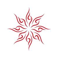 Yoga Star Flower Logo Template Illustration Design. EPS 10. vector