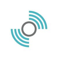 Wifi signal logo template Illustration Design. EPS 10. vector