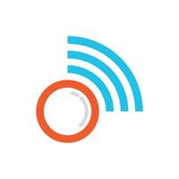 Router signal logo template Illustration Design. EPS 10. vector