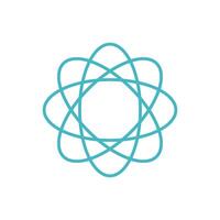 Molecular Nucleus circle star Illustration Design. EPS 10. vector