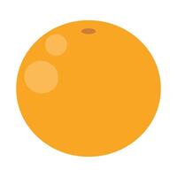illustration of an orange, representing fresh citrus fruit in a simple and vibrant design. vector