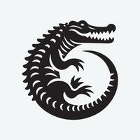 Illustration of a Powerful Crocodile vector