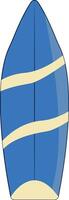 Beach Element with Flat Cartoon Design vector