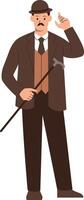 Detective Activity Character vector