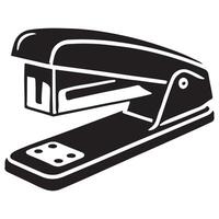 Stapler Silhouette Image Essential Office Stationery Design vector