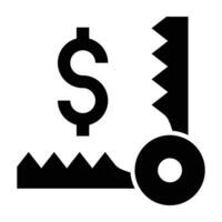 Trap Glyph Icon Design vector