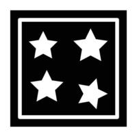 Photo Glyph Icon Design vector