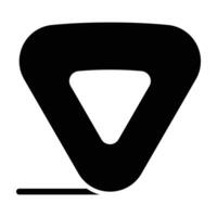 Ripper Glyph Icon Design vector