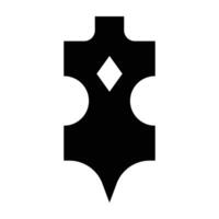 Leather Glyph Icon Design vector