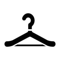 Hanger Glyph Icon Design vector