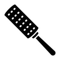 Lint Roller Glyph Icon Design vector